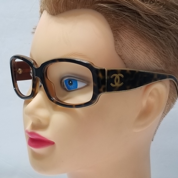 Gorgeous Authentic Chanel CC Bold statement Eyeglasses Frames - Picture 13 of 16